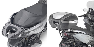 Honda Forza 350 [GIVI] - Topcase Träger für MONOKEY® oder MONOLOCK® Koffer zu montieren mit der MONOKEY® Platte M5 oder