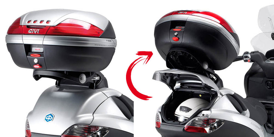 Piaggio MP3 250 [2006-2011] – top case carrier for Monolock, with plate