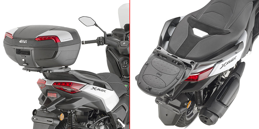 Yamaha X-Max 300 [GIVI] - Topcase carrier for MONOLOCK® cases, use the MONOLOCK® plate included in the case
