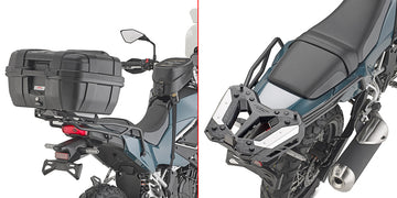 Kawasaki KLE 500 / KLE 500 SE [GIVI] - Top case carrier for MONOKEY® or MONOLOCK® cases to be mounted with the MONOKEY®