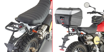 Fantic Caballero Scrambler 500 [2018-2023] - top case carrier for Monolock top case, black