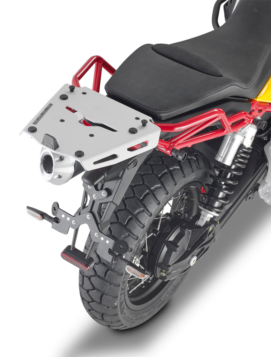 Moto Guzzi V85 TT [2019–2023] – Alu-Träger für Monokey Koffer, eloxiert, max