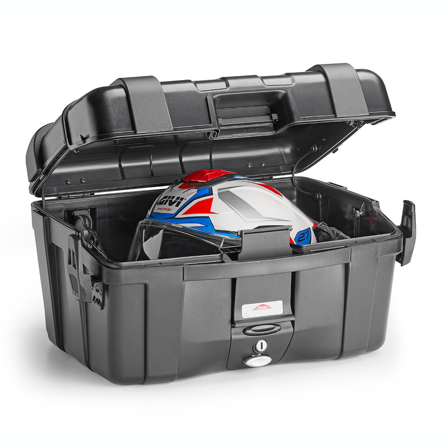 Trekker Lite 46, Monokey Koffer, 46 Liter – mit Kunststoff Cover schwarz, max. Zuladung 10 kg