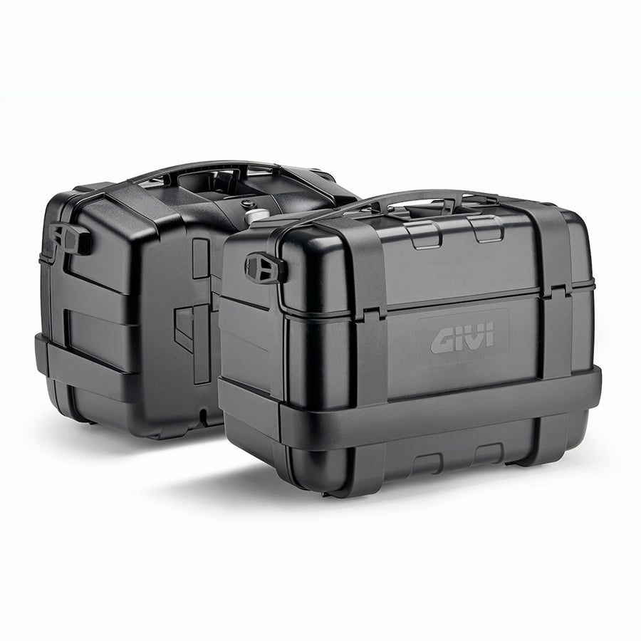Trekker Lite 46, Monokey Koffer, 46 Liter – mit Kunststoff Cover schwarz, max. Zuladung 10 kg