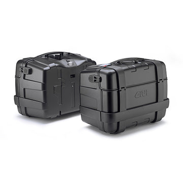 [GIVI] - Trekker 46 suitcase set Monokey black - with aluminum cover black / Max load a 10 kg