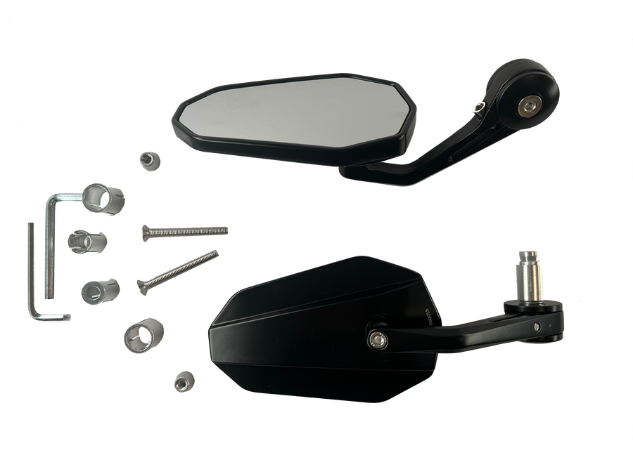Handlebar end mirrors 2 pieces [E-mark] - Suzuki GSX-S750 S950 S1000 Detailed view
