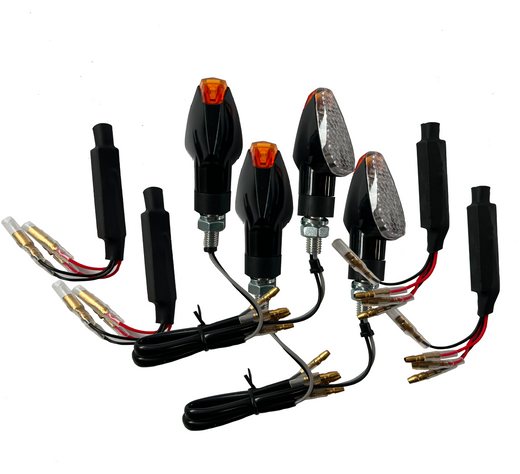 4 LED indicators clear resistors [E-mark] - Ducati Monster 600 620 750 900 1000 S4 S4R