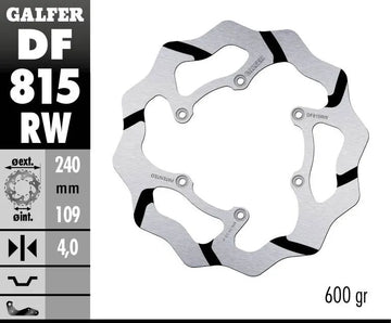 Beta XTRAINER 300 LC Oil mix [2023] - BRAKE DISC FIXED WAVE GROOVED OVERSIZE – Image 2