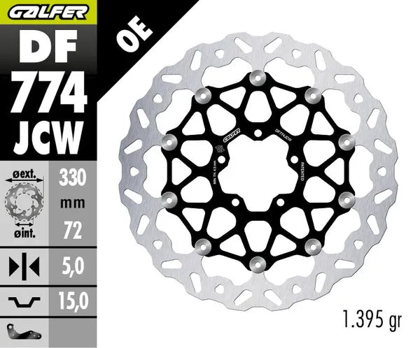 Ducati 1100 Panigale V 4 S [2025-2026] - BREMSSCHEIBE FLOATECH WAVE – Bild 4