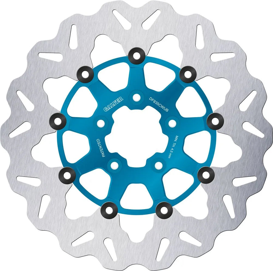 Harley-Davidson XL 883 R Roadster [2015] - Wave® brake disc - surface: blue, silver - picture 1