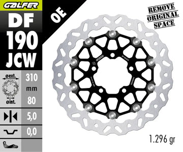 Kawasaki ZG 1400 CBS Concours Xiv [2020-2021] - BRAKE DISC FLOATECH WAVE - Picture 1