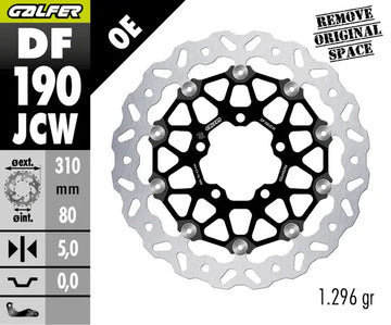 Kawasaki Gtr 1400 ABS [2017-2023] - BRAKE DISC FLOATECH WAVE – Picture 2