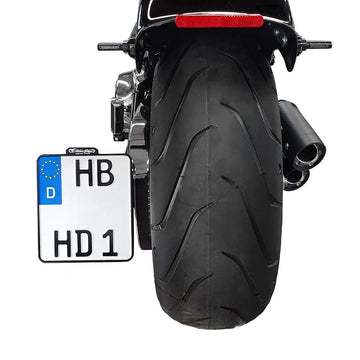 harley-davidson street bob [HEINZ BIKES] – slip-in license plate holder - 0