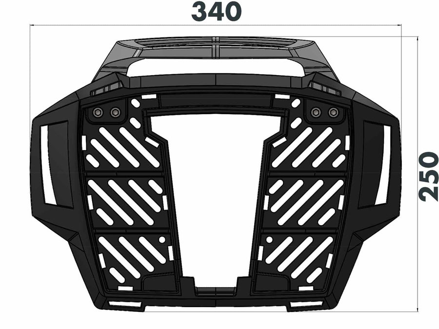 Kawasaki Z 650 S [2026-] - aluminum rack