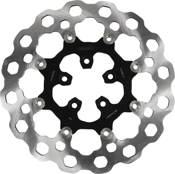Harley-Davidson XL 1200 T Sportster Superlow [2019, 2020] - Cubiq™ brake disc - surface: black, chrome - image 2