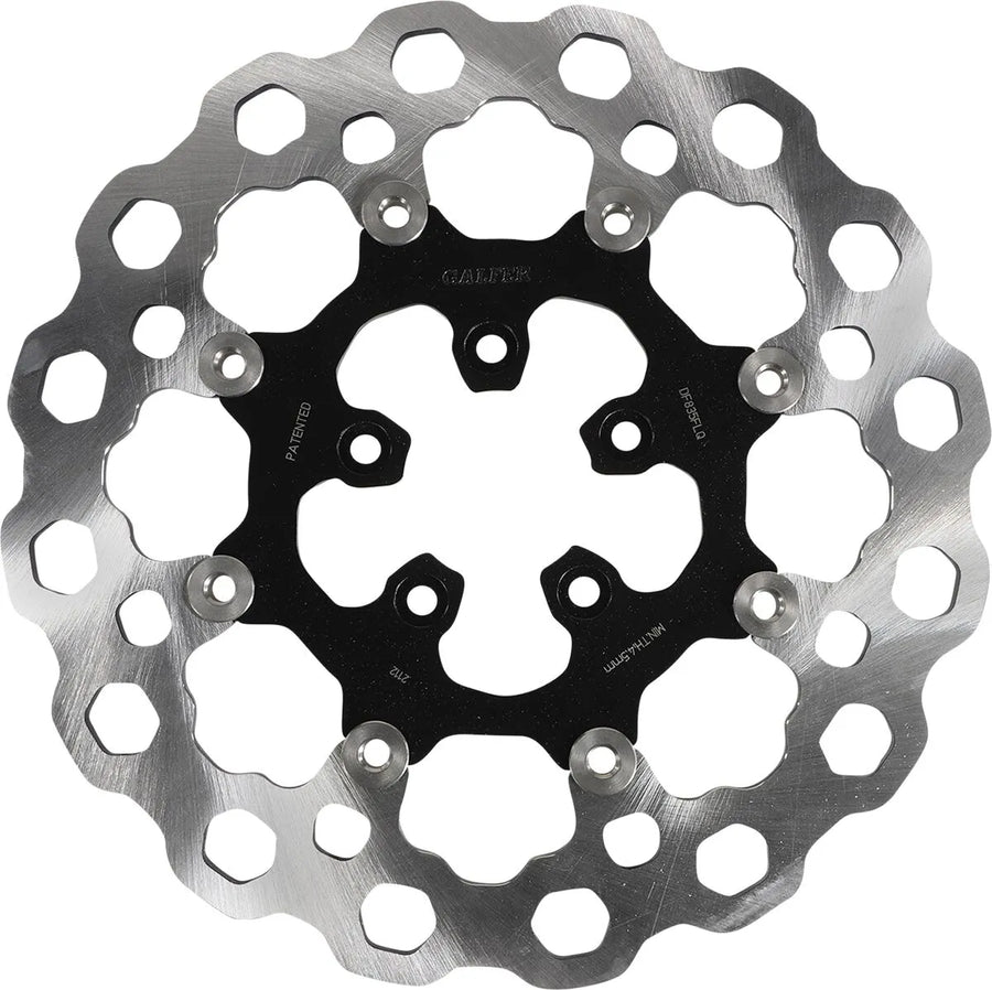 Harley-Davidson XL 1200 T Sportster Superlow [2019, 2020] - Cubiq™ brake disc - surface: black, chrome - image 2