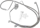 Harley Davidson Flhr [DRAG SPECIALTIES] - Stainless Steel Brake Line Kit, Extended