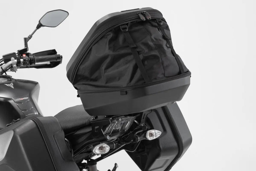 aprilia st 125 [SW-MOTECH] – Urban ABS top case tension strap variant with floor insert