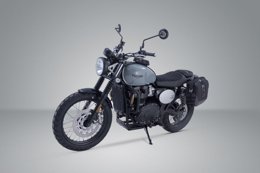 Triumph Street Cup 900 [2018-2020] - Legend Gear LC2 side bag system Brown Edition left - picture 1
