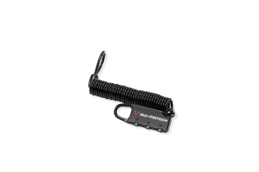 [SW-MOTECH] - Motorcycle bag cable lock with number code – picture 1