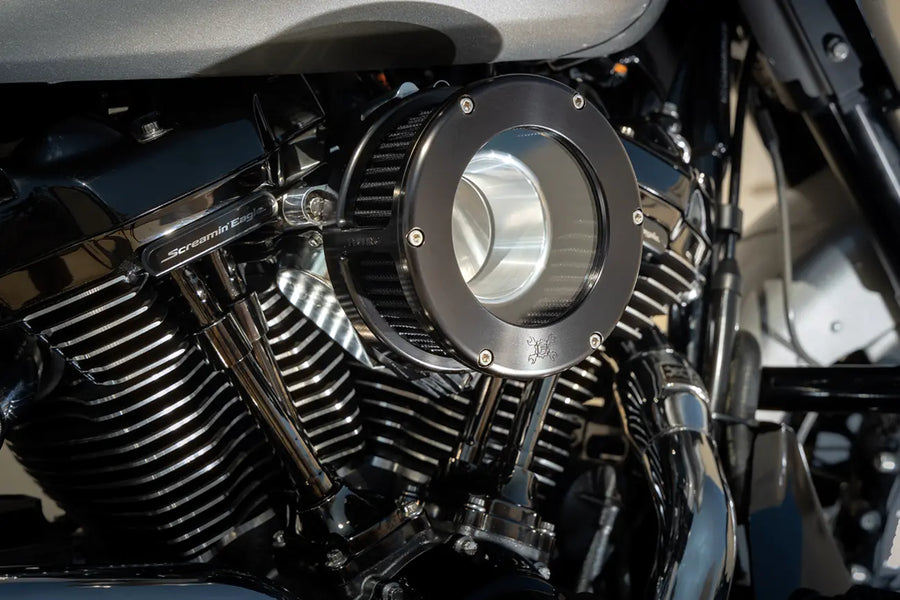 Harley-Davidson FXSE 1800 Pro Street Breakout CVO [2016-2017] - BA Luftfilterkit – Oberfläche: Schwarz, Klar – Bild 2