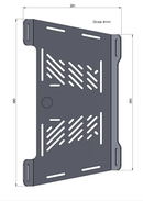 Honda XL 1000 V Varadero [2007-2011] - Luggage bridge extension-4