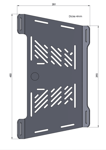 BMW F 800 GS Adventure [2013-2018] - Luggage bridge extension - 0