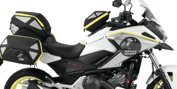 Tank bag [Hepco & Becker] - Royster Daypack tank bag yellow - tank ring