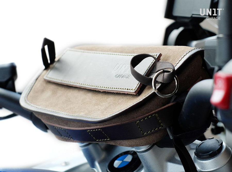 BMW R nineT 1200 Urban G/S (niedriger Auspuff) [2017-2023] - Lenkertasche Sahara Split Leder
