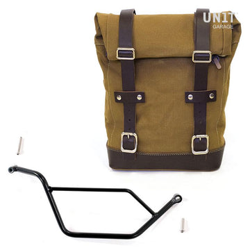 BMW R 850 R / R 1100 R [1993-2002] - Canvas side bag with right frame for BMW R850R/R1100R/R1150R
