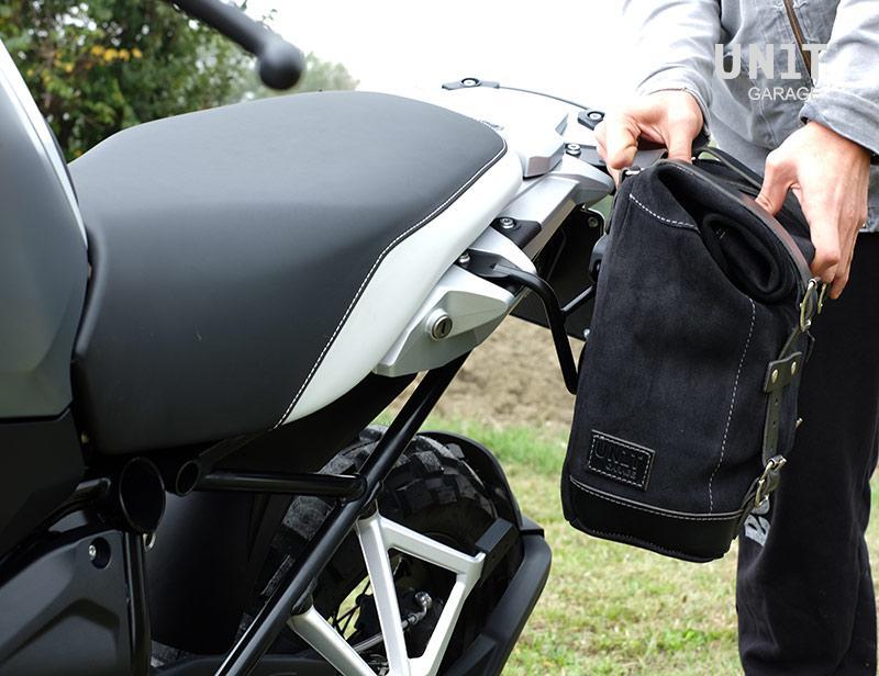 BMW R 1200 GS LC Rad [2013-2019] - Scram Seitentasche aus Segeltuch 22L-30L + rechter Hilfsrahmen GS LC
