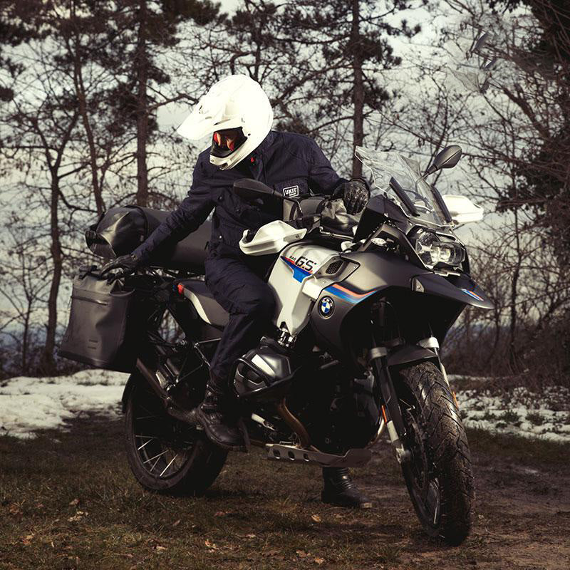 BMW R nineT 1200 Scrambler [2016-2023] - Zwei Khali-Seitentaschen aus TPU 35L - 45L + Paar Aluminiumplatten