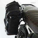 BMW R nineT 1200 Pure [2017-2023] - Seitentasche aus Leder + symmetrischer Doppelrahmen