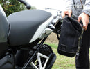 BMW R 1250 GS Adventure [2019-2023] - Seitentasche Scram aus Spaltleder 22L-30L + Linker Rahmen R1200 GS LC