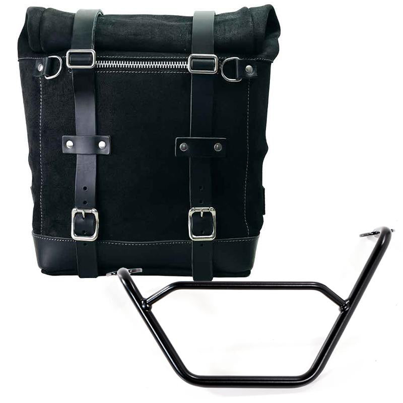 BMW R 1200 GS LC Rad [2013-2019] - Seitentasche Scram aus Spaltleder 22L-30L + Linker Rahmen GS LC