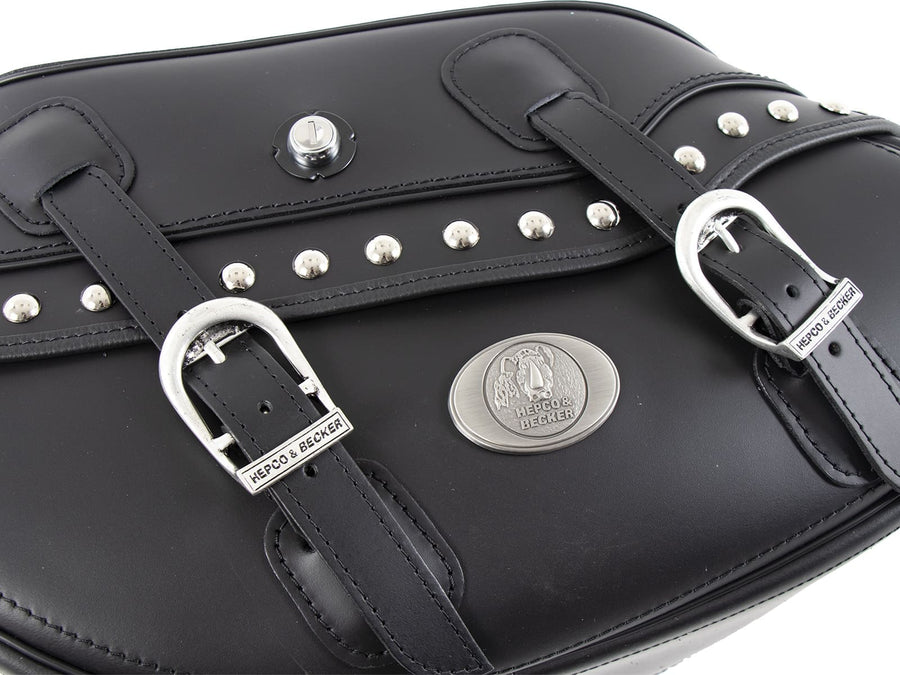 Motorradtasche [Hepco & Becker] - Leder Buffalo Big Custom rechts – C-Bow