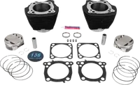 Harley-Davidson FLFBS 1923 Softail Fat Boy 117 [2025] - 132" Hochverdichtungs- / 136" Big Bore Kit – Oberfläche: Hervorgehobene Lamellen, Black Granite – Merkmal: 0,00 cm³ Kuppelvolumen – Bild 3