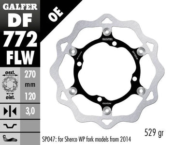 Sherco 2.5 250 I Enduro [2005-2007] - brake disc - picture 2