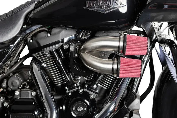Harley-Davidson FLRT 1868 Freewheeler 114 [2025] - Tuned Induction Luftfilterkit – Oberfläche: Silber – Bild 8