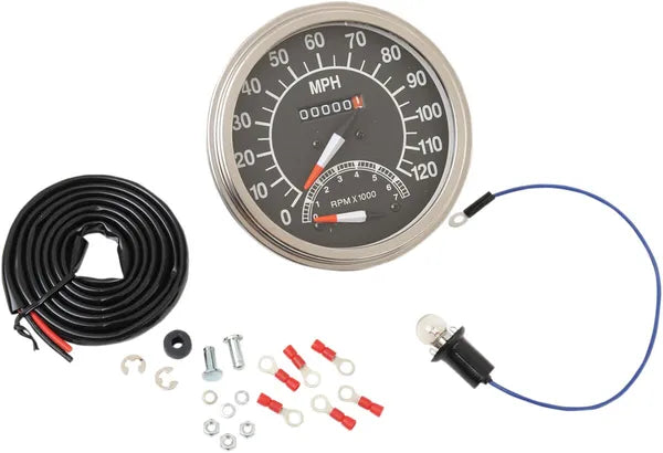 Harley Davidson FX [DRAG SPECIALTIES] – 5" FL-Style 1:1 Speedometer