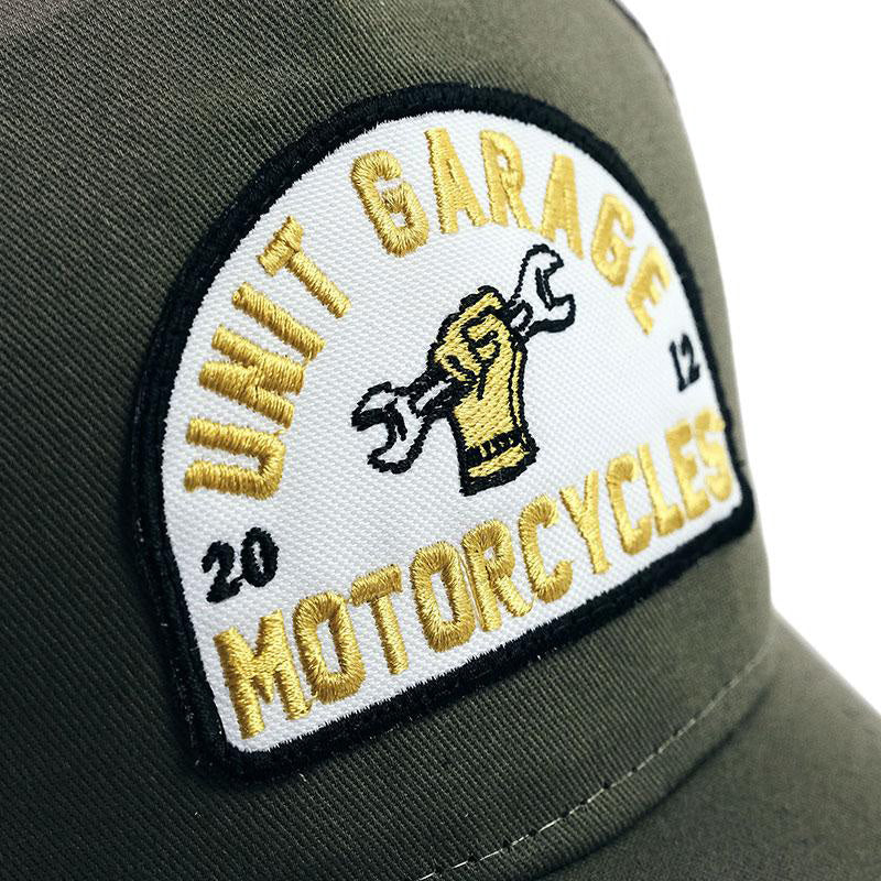 BMW R nineT 1200 Urban G/S (niedriger Auspuff) [2017-2023] - Grüner Trucker Wrench Unitgarage Hut