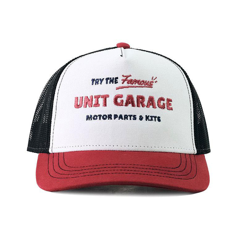 BMW R nineT 1200 Roadster [2014-2023] - Vintage Unitgarage Trucker Hut weiß/rot