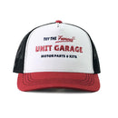 BMW R nineT 1200 Pure [2017-2023] - Vintage Unitgarage Trucker Hut weiß/rot