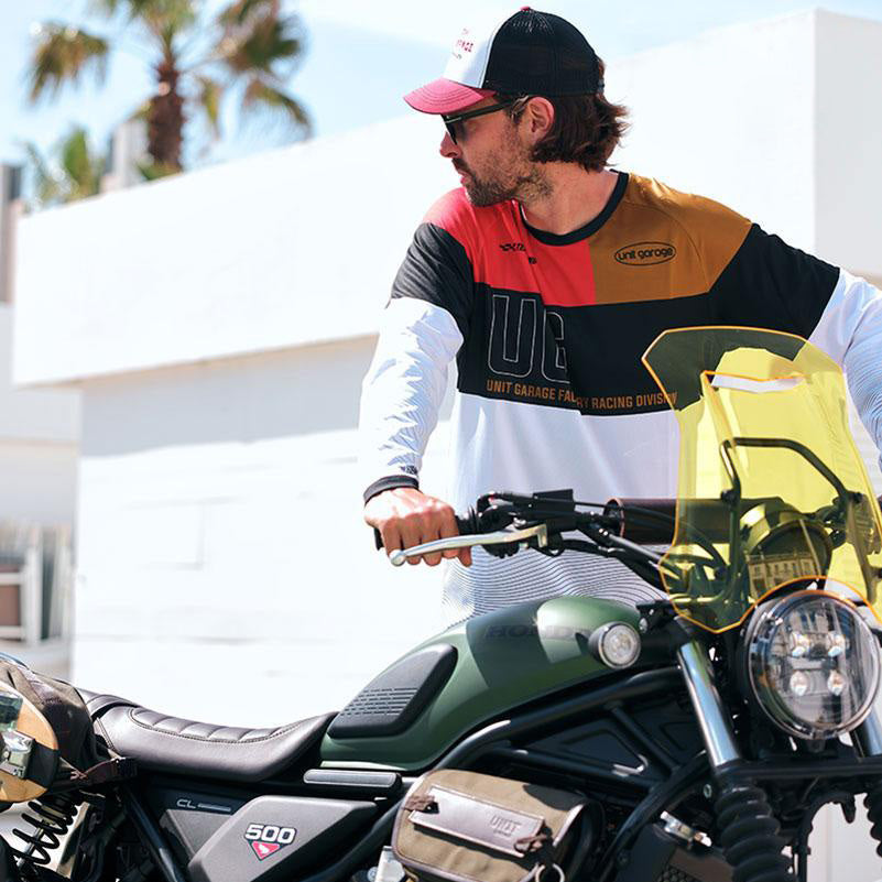 BMW R 1150 GS [1999-2004] - Vintage Unitgarage Trucker Hut weiß/rot