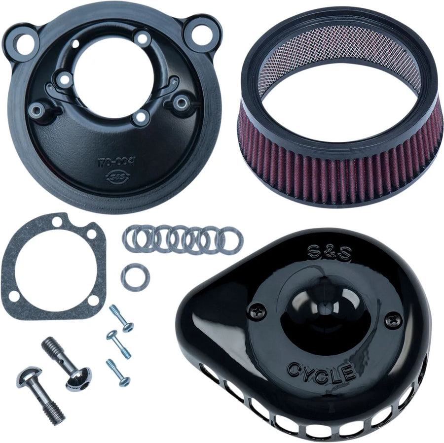 Harley-Davidson Xl 1200 Sportster [2020] - Mini Teardrop Stealth Luftfilter-Kit – Oberfläche: Schwarz – Bild 1