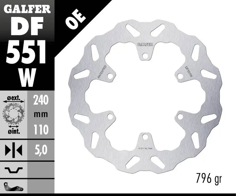 Royal Enfield Shotgun 650 [2024-2026] - BREMSSCHEIBE FIXED WAVE – Bild 2