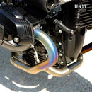 BMW R nineT 1200 Pure [2017-2023] - Abgaskrümmer ohne Katalysator in Titan mit sichtbarer Schweißung (EURO 5)