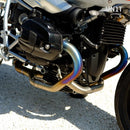 BMW R nineT 1200 Roadster [2014-2023] - Abgaskrümmer ohne Katalysator in Titan mit sichtbarer Schweißung (EURO 5)