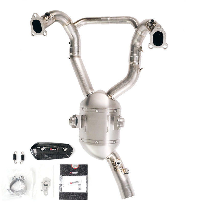 BMW R 1300 GS Adventure [2024–2026] - Akrapovic Titan-Auspuffkrümmer + Motorkontrollleuchte EURO 5 + BMW R1300GS und ADV