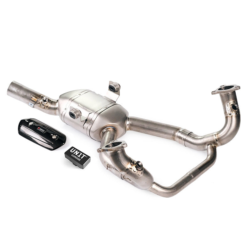 BMW R 1300 GS Adventure [2024–2026] - Akrapovic Titan-Auspuffkrümmer + Motorkontrollleuchte EURO 5 + BMW R1300GS und ADV